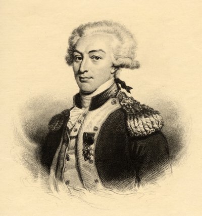 Marquis de Lafayette by French School